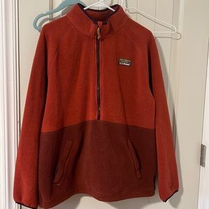 L.L. Bean colorblock fleece